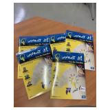 5 PACKS INVENTED IRON ON TRANSFERS