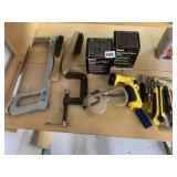 SAWS, PLASTIC STEEL PUTTY, WIRE BRUSHES, ETC.