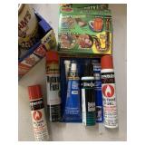 BUTANE, WATER PUTTY, DAP WHITE SILICONE RUBBER