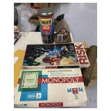 MONOPOLY, RISK, TINKERTOY