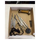 STEAK KNIVES, UNUSUAL WRENCH