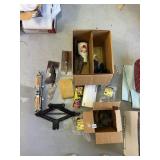 CAR JACK, FIX A FLAT, FINISHING TOOLS ETC.