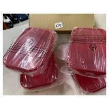 RED LID FOOD STORAGE NEW