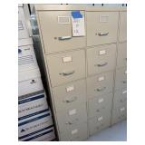 5 DRAWER FILE CABINET 14" WIDE