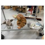 WELCOME STONE W/ FLOWERS, WINGED ANGEL, ANGEL ON