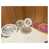 ASSORTED METAL TRAYS
