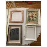 PICTURE FRAMES AND BALLERINA PAINTING