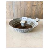 ANTIQUE METAL CANDLE HOLDER