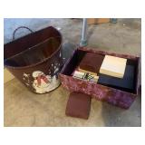 GIFT BOXES, TIN BASKET