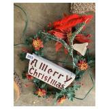 LIGHT UP MERRY CHRISTMAS WREATH