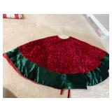 TREE SKIRT VELVET & SATIN