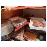 METAL ROASTER, ALUMINUM PANS, ETC.