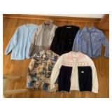 WOMENï¿½S LIGHT JACKETS, ALFRED DUNNER, SZ 14, SNAP