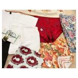 RACHEL ZOE TABLECLOTH, IRELAND CLOTH ETC.