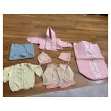 VINTAGE BABY CLOTHES INCLUDING INFANT JACKET AND