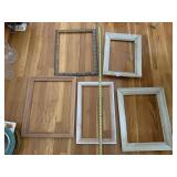 LARGE VINTAGE WOOD PICTURE FRAMES