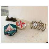 TRIANGLE MATCHING GAME NAPKIN HOLDER ETC.