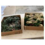 CHRISTMAS WREATHS AND GARLAND