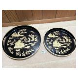 SCHMID 2 ASIAN BLACK/GOLD TRAYS