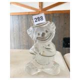GLASS CLOWN FIGURINE BY VIKING