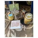 YANKEE CANDLE, CHURCH STATUE AND A CITRONELLA