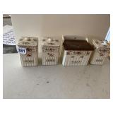 ANTIQUE MADE IN JAPAN SPICE JARS SOME HAVE