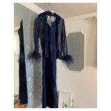 UNION MADE SZ 11/12 EVENING DRESS WITH SHEER