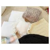 PILLOWS, BLANKETS