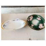 NIPPON OVAL DOUBLE HANDLED SERVING PLATE AND