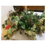 CHRISTMAS SWAGS, ARTIFICIAL FLOWERS