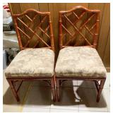 VINTAGE FAUX BAMBOO CHAIRS