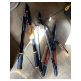 FISKARS PRUNES, HEDGE TRIMMERS