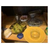 SHELL DISH, PLATES, ETC.