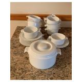 KAISER GERMANY PORCELAIN SERVING TUREEN AND 8