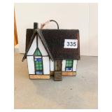 STAINED GLASS LIGHT UP HOUSE