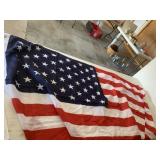 AMERICAN FLAG WITH RODS