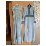 POWDER BLUE VINTAGE DRESSES, SZ 12