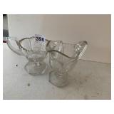 GLASS CREAMER AND SUGAR