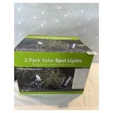 ALPAN 2 PACK SOLAR SPOTLIGHTS NIB