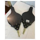 PAIR OF BELLOWS SMALL APPEAR NEW