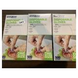 1500 ONE SIZE FITS MOST 3 BOXES GLOVES