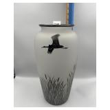 ART DECO FLYING GEESE VASE BELIEVED TO BE WITH A