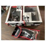 LOTTO BLACK & SILVER SOCCER CLEATS SIZES 5 & 12 &
