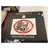 CHRISTOPHER RADKO JOLLY NICK PLATTER NIB