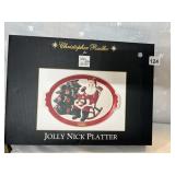 CHRISTOPHER RADKO JOLLY NICK PLATTER NIB
