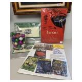 FERRARI 6 POSTERS, CHRISTMAS ORNAMENTS, POSTER