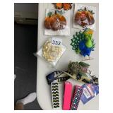 MAGNETIC BUTTERFLIES, CLIPS, PITT KEY CHAIN ETC.
