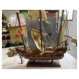 COLUMBUS SHIP MODEL FULLY INTACT