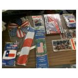 HAPPY 4TH AND USA WINDOW CLINGS ETC.