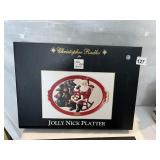 CHRISTOPHER RADKO JOLLY NICK PLATTER NIB